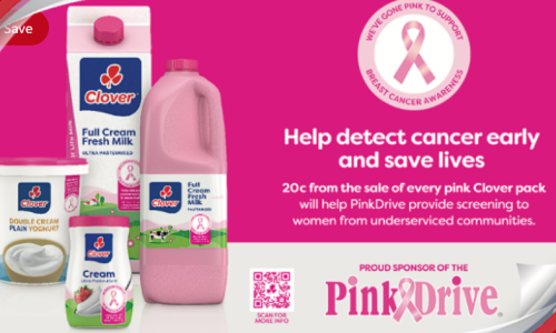 Clover Partners with PinkDrive for Breast Cancer Awareness Month